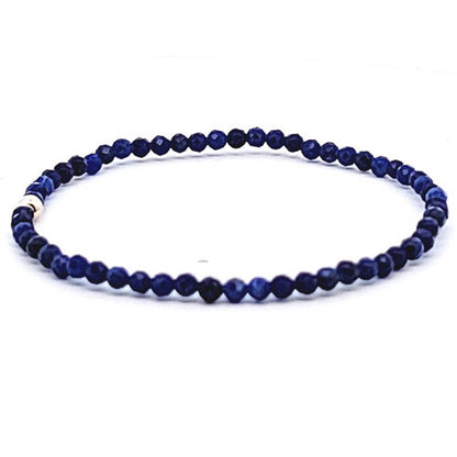 Sodalith Armband facettiert 3 mm  - 2