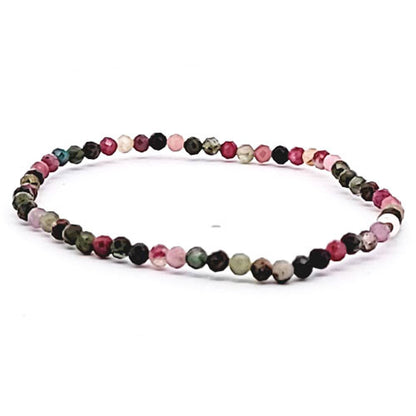 Turmalin multi Armband facettiert 3 mm  - 1