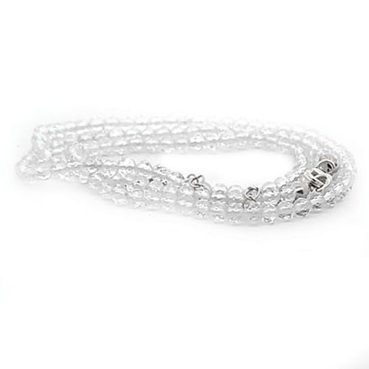 Berkristall Kugelkette facettiert 3 mm  - 2