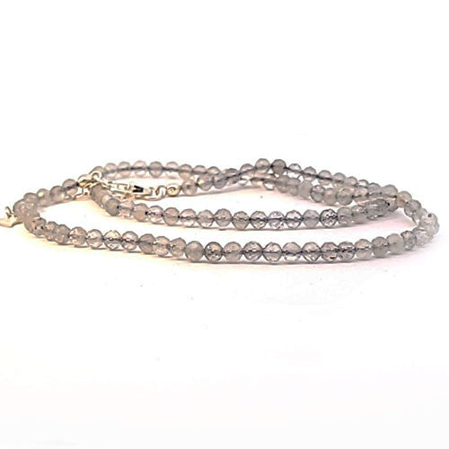 Labradorit Kugelkette facettiert 4 mm  - 3