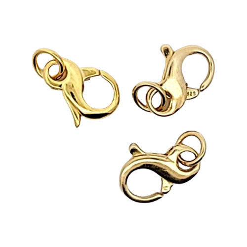 Karabiner Achter 14 mm, Silber vergoldet  - 1