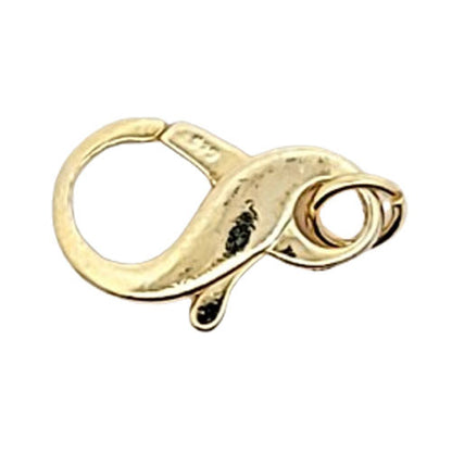 Karabiner Achter 20 mm, Silber vergoldet  - 1