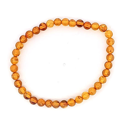 Bernstein Kugel-Armband 5 mm  - 2