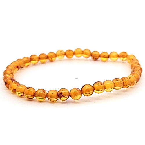 Bernstein Kugel-Armband 5 mm  - 1