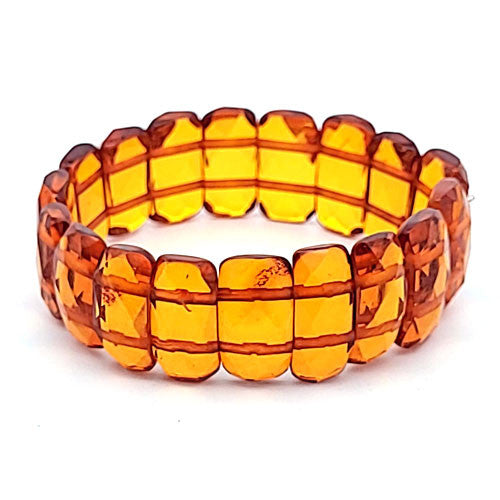 Bernstein Armband, facettiert  - 2