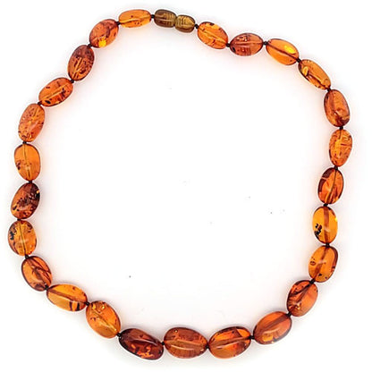 Bernsteinkette Oval 10-12 x 14-20  - 3