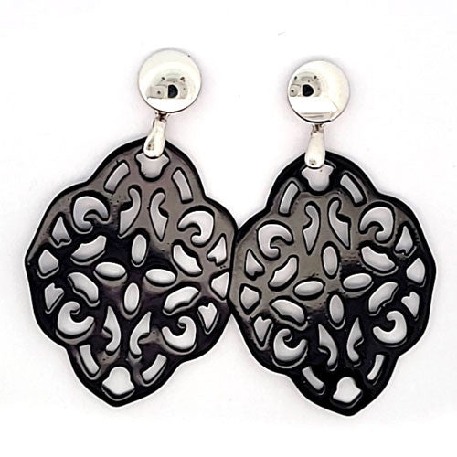 Clip/Steinhalter (Öse) silber rhodiniert Steindesign - 2