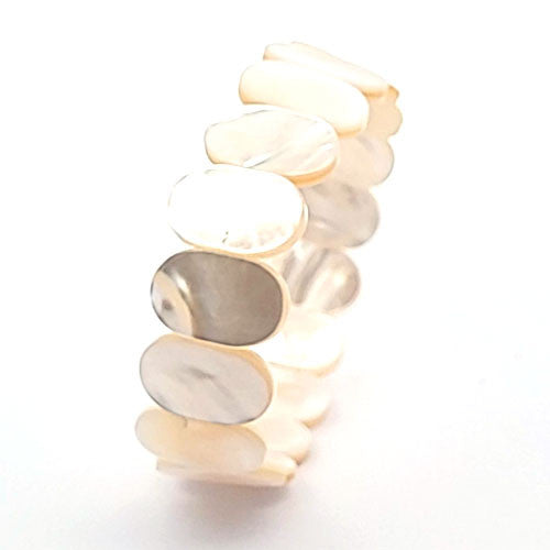 Perlmutt-Armband weiß, 18 mm  - 1