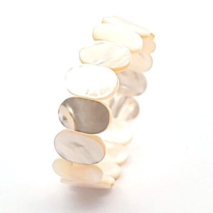 Perlmutt-Armband weiß, 18 mm  - 1