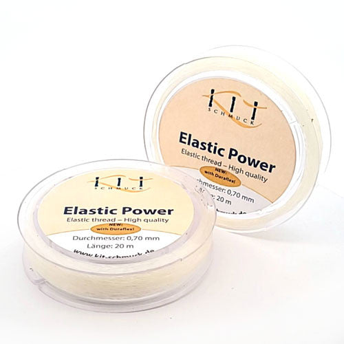 Gummi transparent, 0,7 mm / 20 m Rolle  - 2