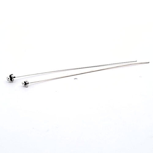 Stifte Ornamental klein 0,8/6 cm, Silber geschwärzt (2 Stück)  - 4