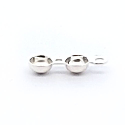 Klappkalotten mit geschl. Öse, silber (10 Stück)  - 3