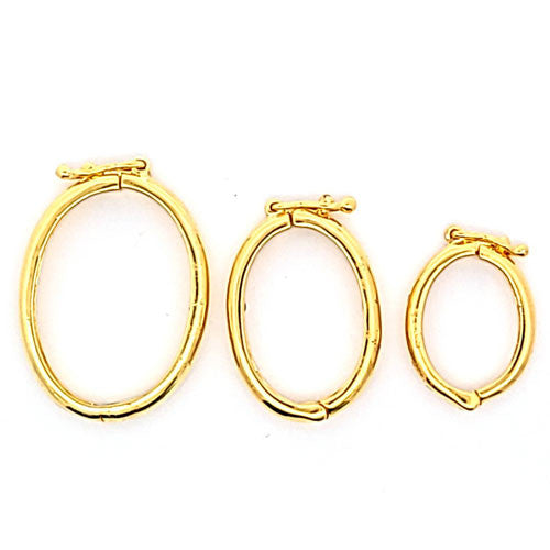 Ketten-Verbinder (Kettenraffer) Classic X, silber vergoldet  - 3