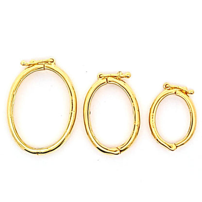 Ketten-Verbinder (Kettenraffer) Classic M, silber vergoldet  - 3