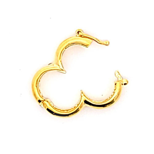 Ketten-Verbinder (Kettenraffer) Twin, silber vergoldet  - 3