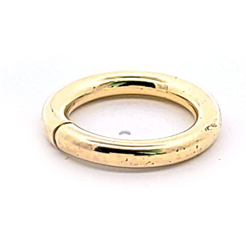 Ketten-Verbinder (Kettenraffer) Rund M, silber vergoldet  - 1