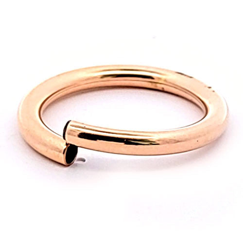 Ketten-Verbinder (Kettenraffer) Rund L, silber rosé vergoldet  - 2