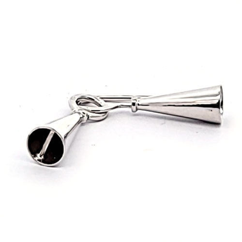 Schließe Tulpe, silber rhodiniert  - 3