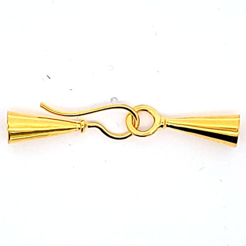 Schließe Tulpe, silber vergoldet  - 2