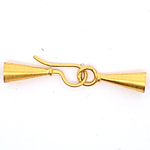 Schließe Tulpe, silber vergoldet matt  - 1