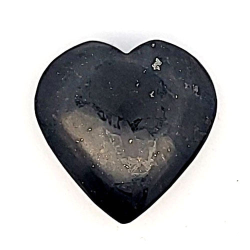 Schungit (Shungit) Herz-Anhänger  - 1