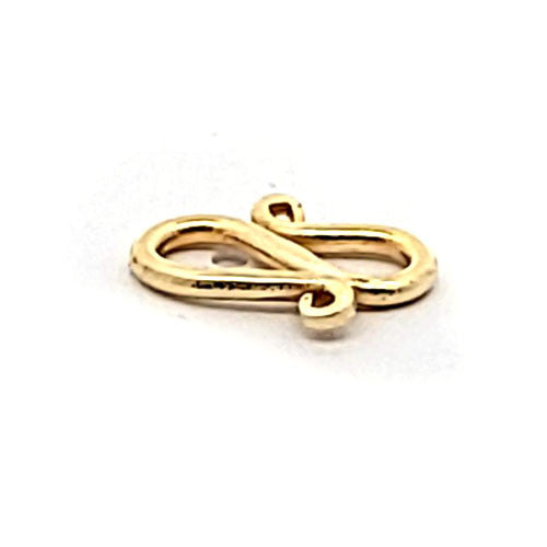 S-Schließe 12 mm, Silber vergoldet  - 1