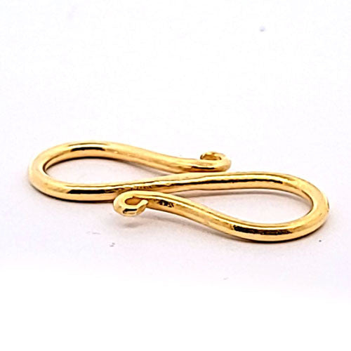 S-Schließe 30 mm, Silber vergoldet  - 2