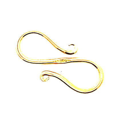 S-Schließe 30 mm, Silber vergoldet  - 3