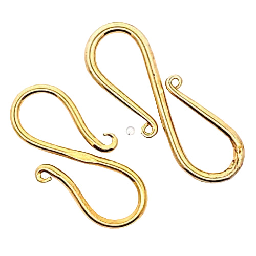 S-Schließe 30 mm, Silber vergoldet  - 4