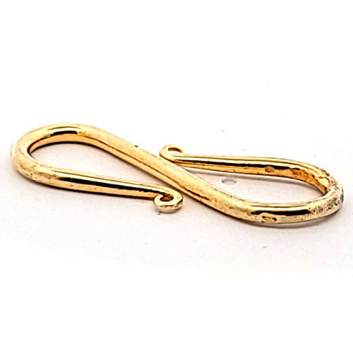 S-Schließe 36 mm, Silber vergoldet  - 1