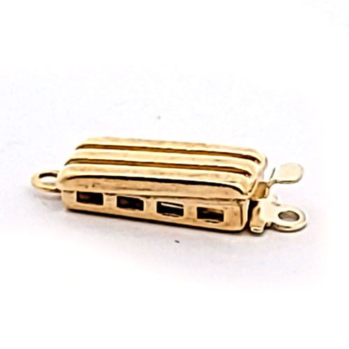 Schmuckschließe Kasten Stripe 1-reihig  - 1