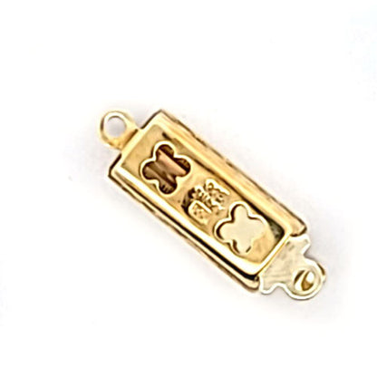 Schmuckschließe Kasten Stripe 1-reihig  - 3