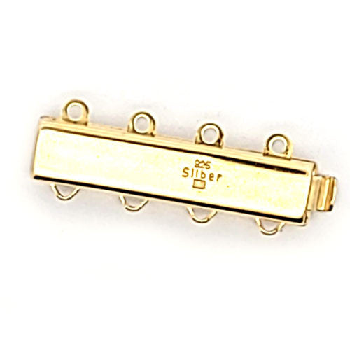 Armbandschließe Kasten Stripe 4-reihig  - 3