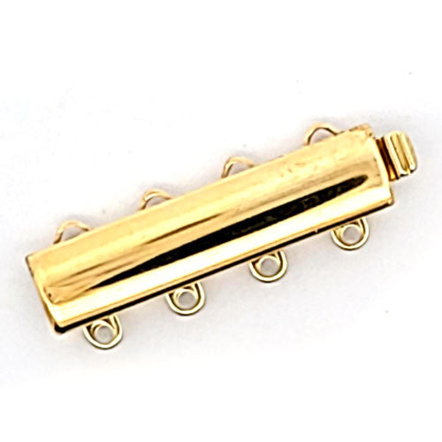 Armbandschließe Kasten Plain 4-reihig  - 2