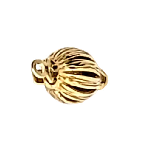 Kugelschließe Stripes, silber vergoldet  - 2