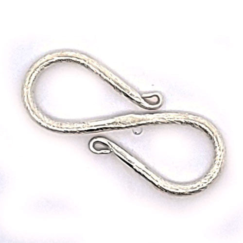 S-Schließe 32 mm, Silber satiniert  - 1