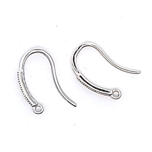 Ohrhaken Savona mit Zirkonia, silber rhodiniert  - 2