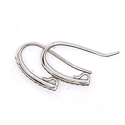 Ohrhaken Portofino mit Zirkonia, silber rhodiniert  - 2