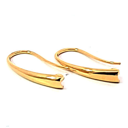 Ohrhaken Elegant, Silber vergoldet  - 1