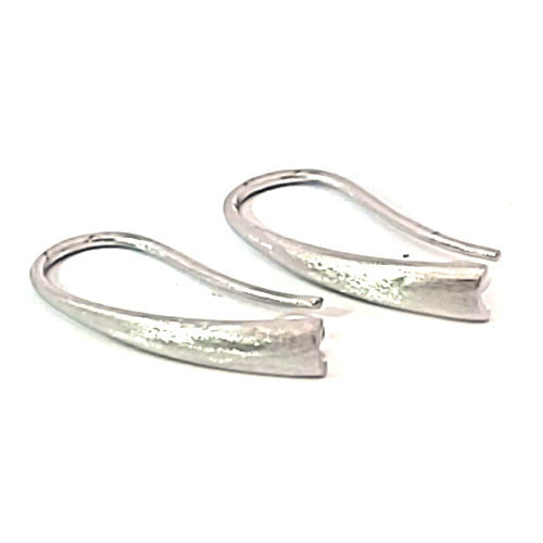 Ohrhaken Elegant, Silber rhodiniert  - 1