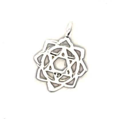 Herz Chakra silber  - 2