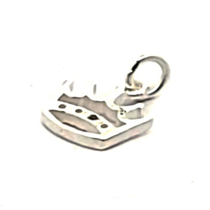 Ich bin eine Königin - Anhänger Krone, silber  - 1