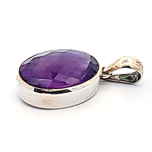 Amethyst Anhänger facettiert  - 2