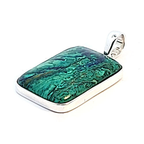 Azurit-Malachit Anhänger  - 1