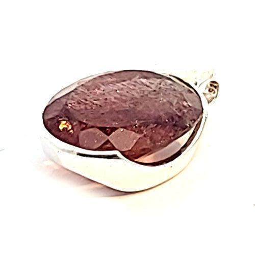 Erdbeerquarz Anhänger  - 2