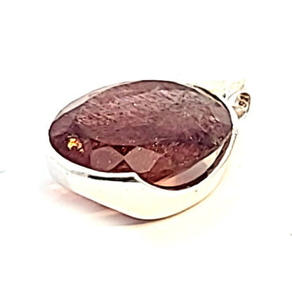 Erdbeerquarz Anhänger  - 2