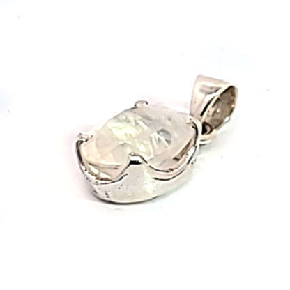 Mondstein Anhänger facettiert  - 2