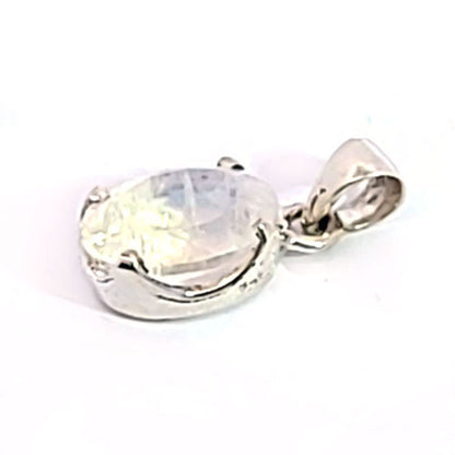 Mondstein Anhänger facettiert  - 3