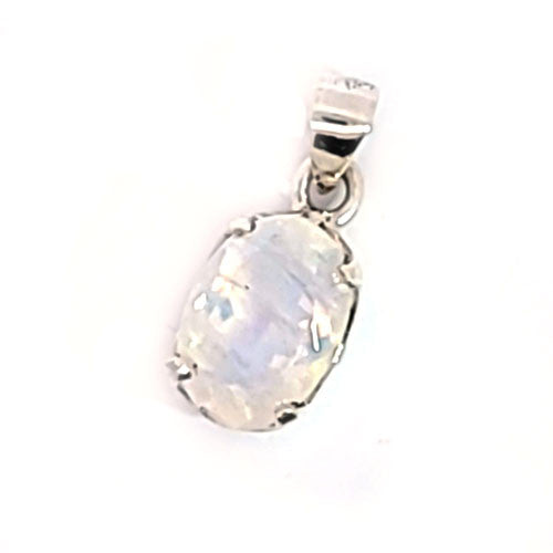 Mondstein Anhänger facettiert  - 1