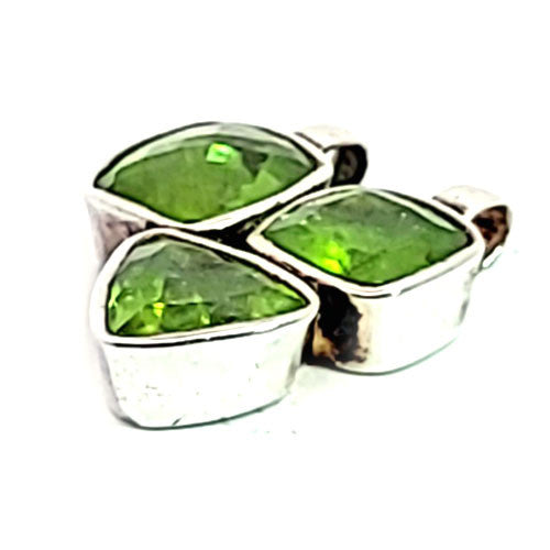 Peridot Design Anhänger facettiert  - 2